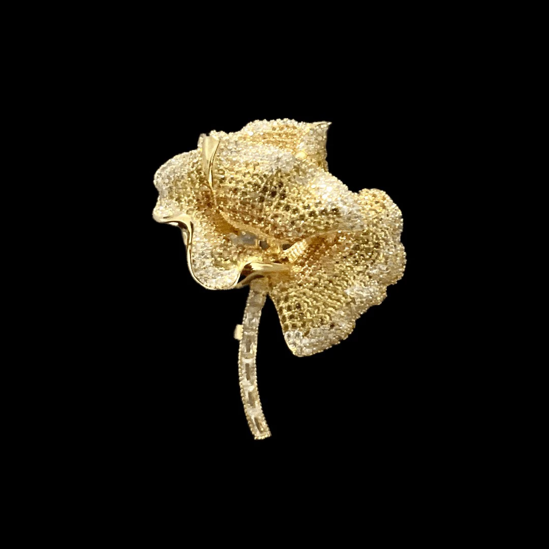 铜合金胸针 200308简约时尚胸针，孤品