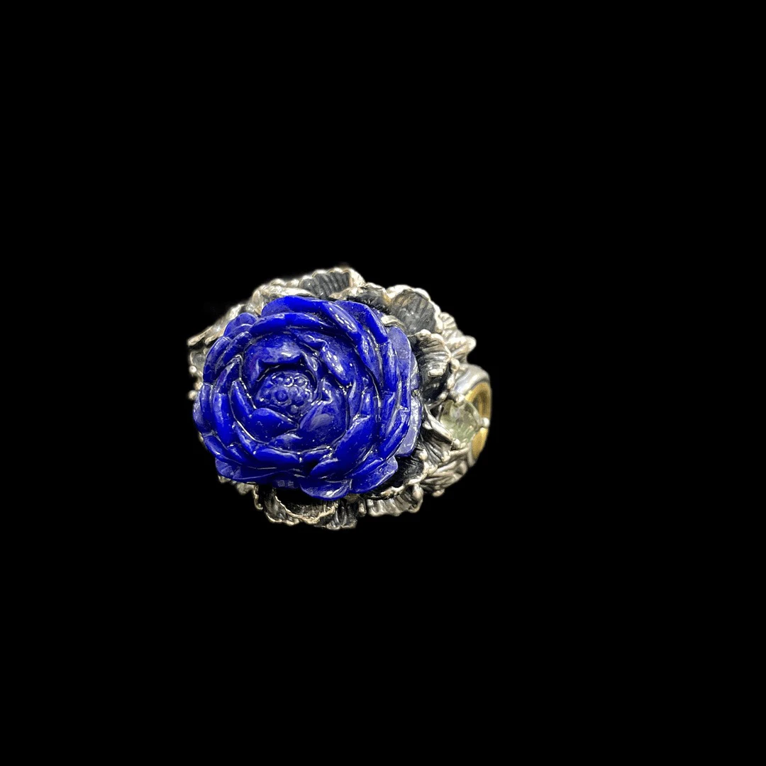 925银戒指 F1002老意大利工艺戒指孤品”