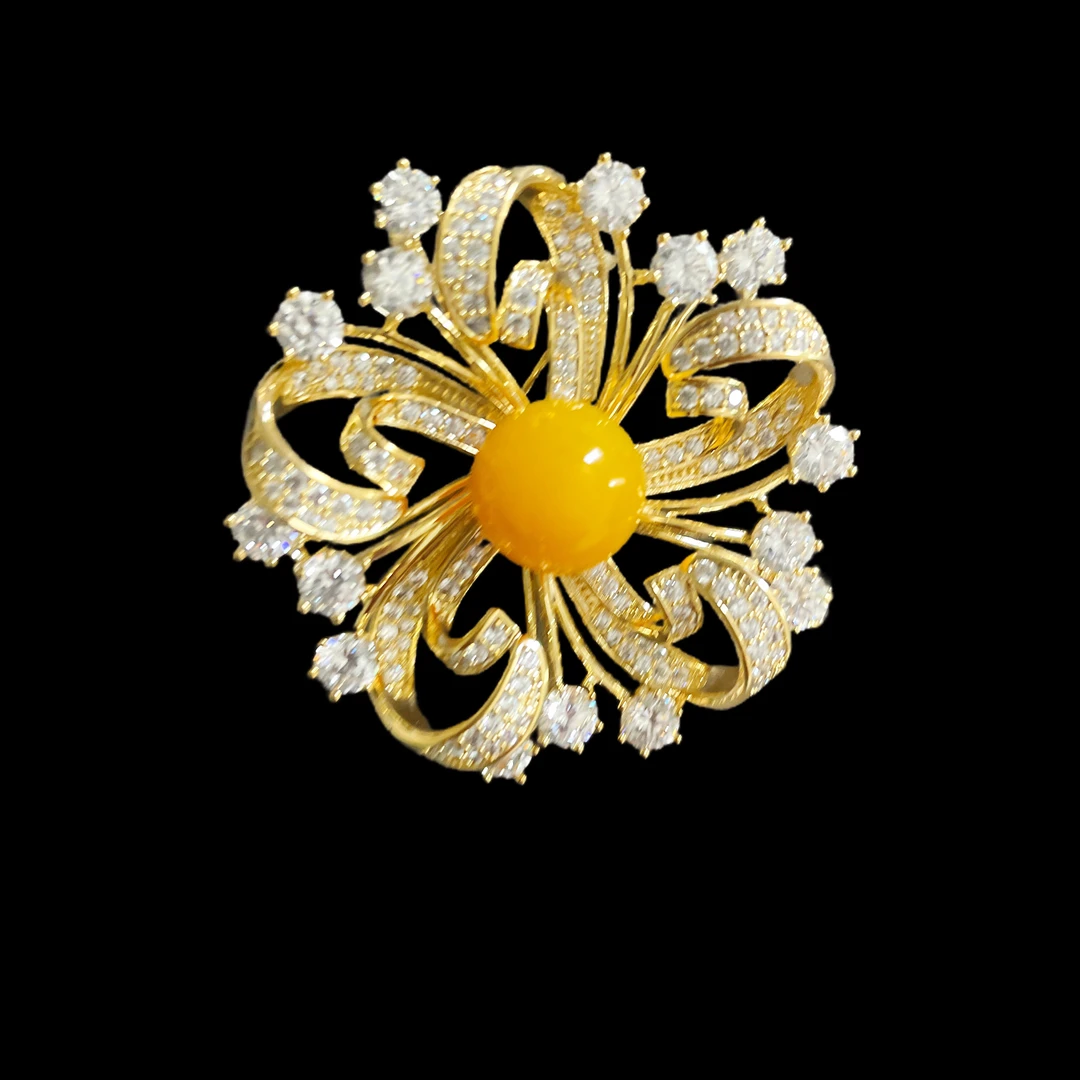 铜合金胸针 200753百搭时尚轻奢胸针多样性发一