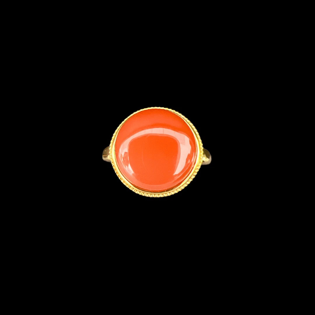 F2473 南红戒指孤品