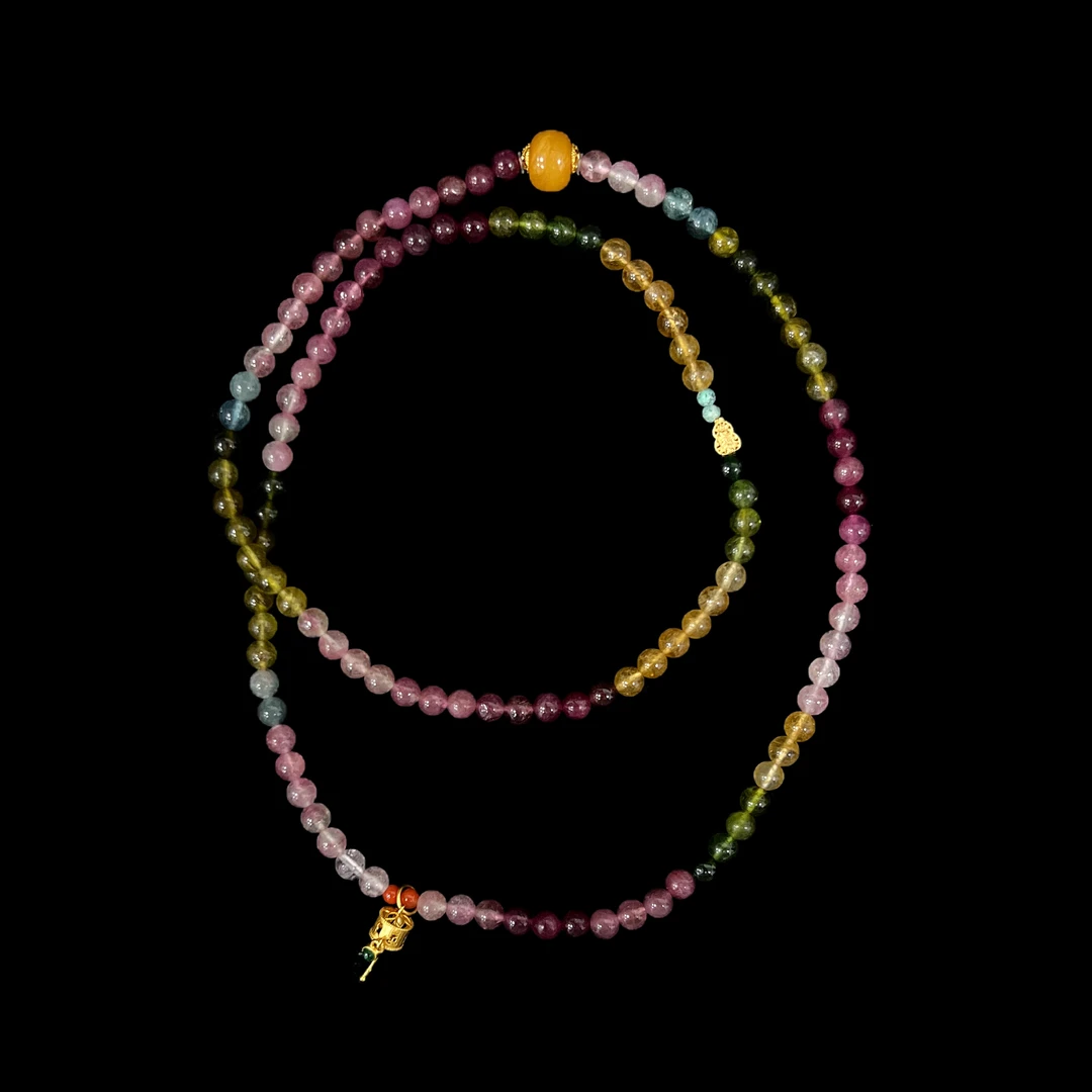 V4258碧玺项链孤品