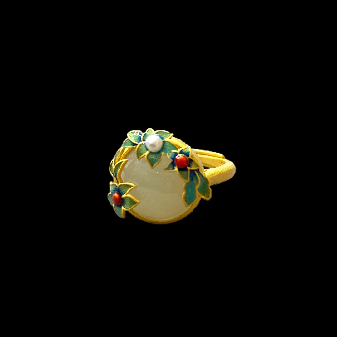 300177和田白玉戒指（多样性，发一）