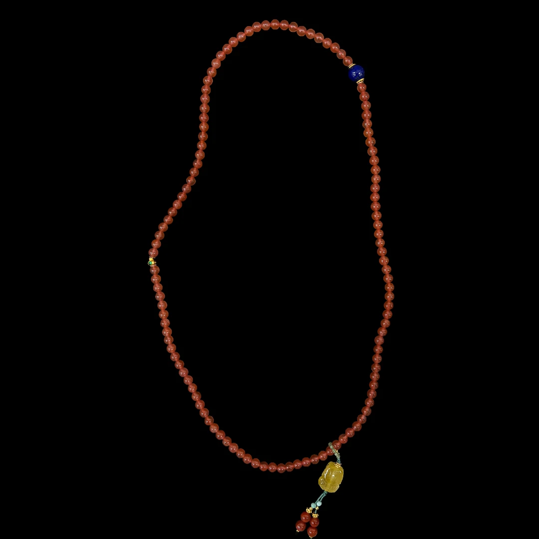 V4336南红项链孤品