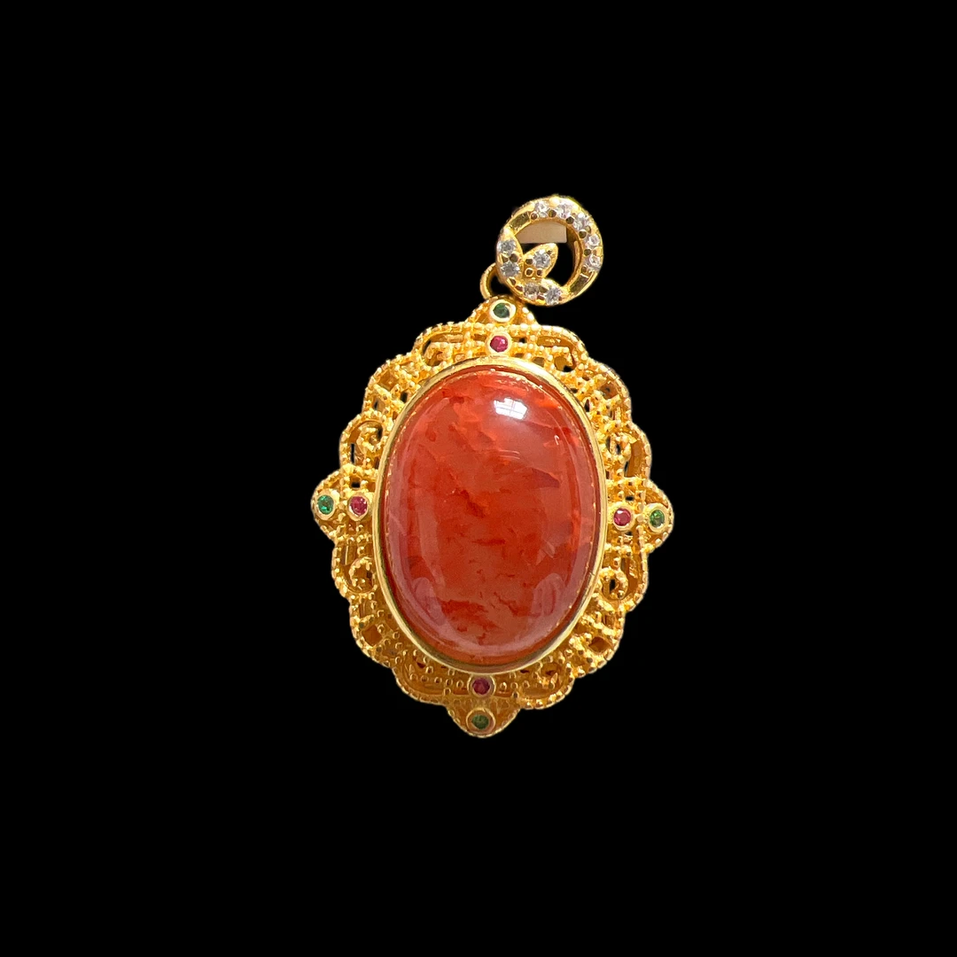 V2954南红吊坠（多样性，发一）、