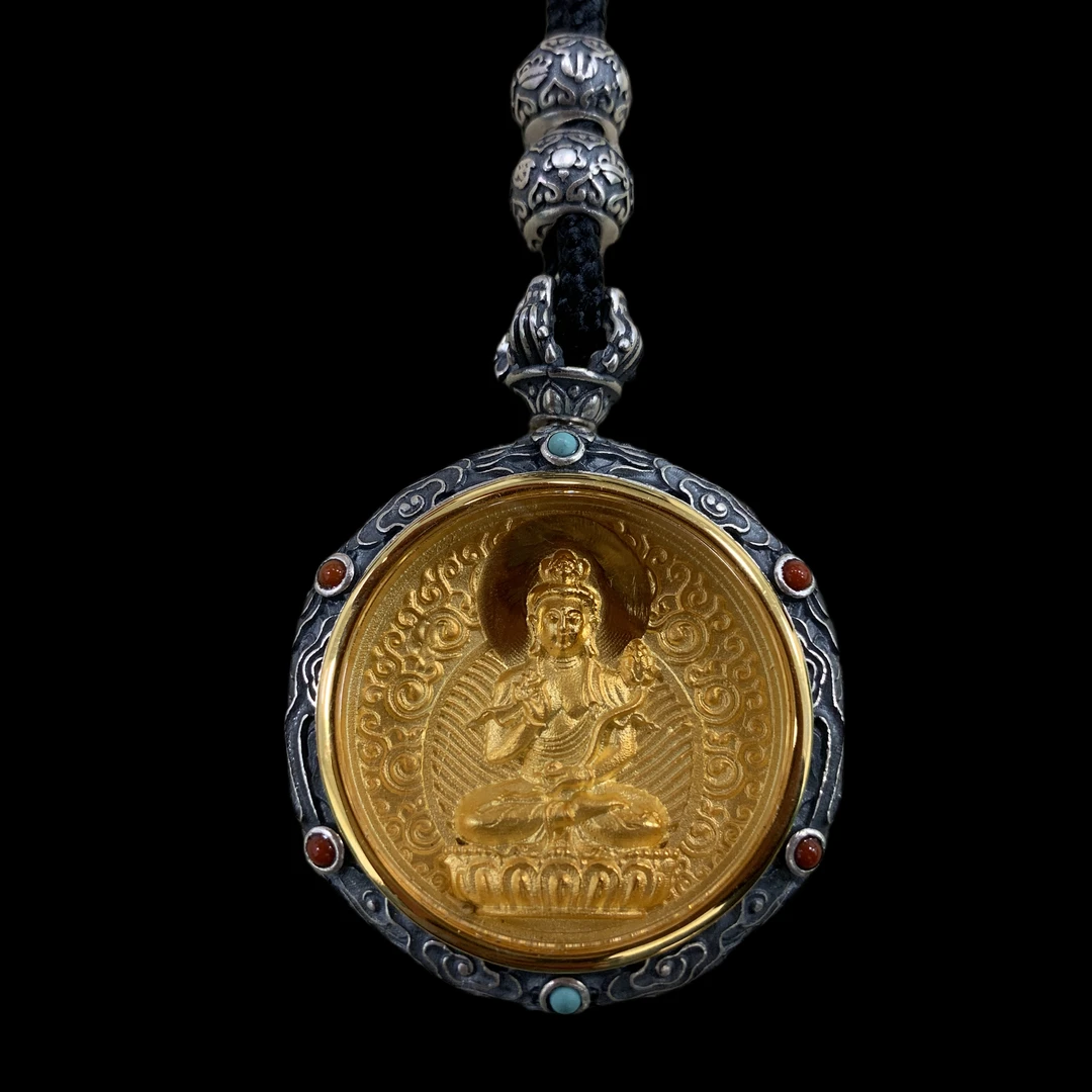 吊坠925银 V808吊坠手作.（大势至）