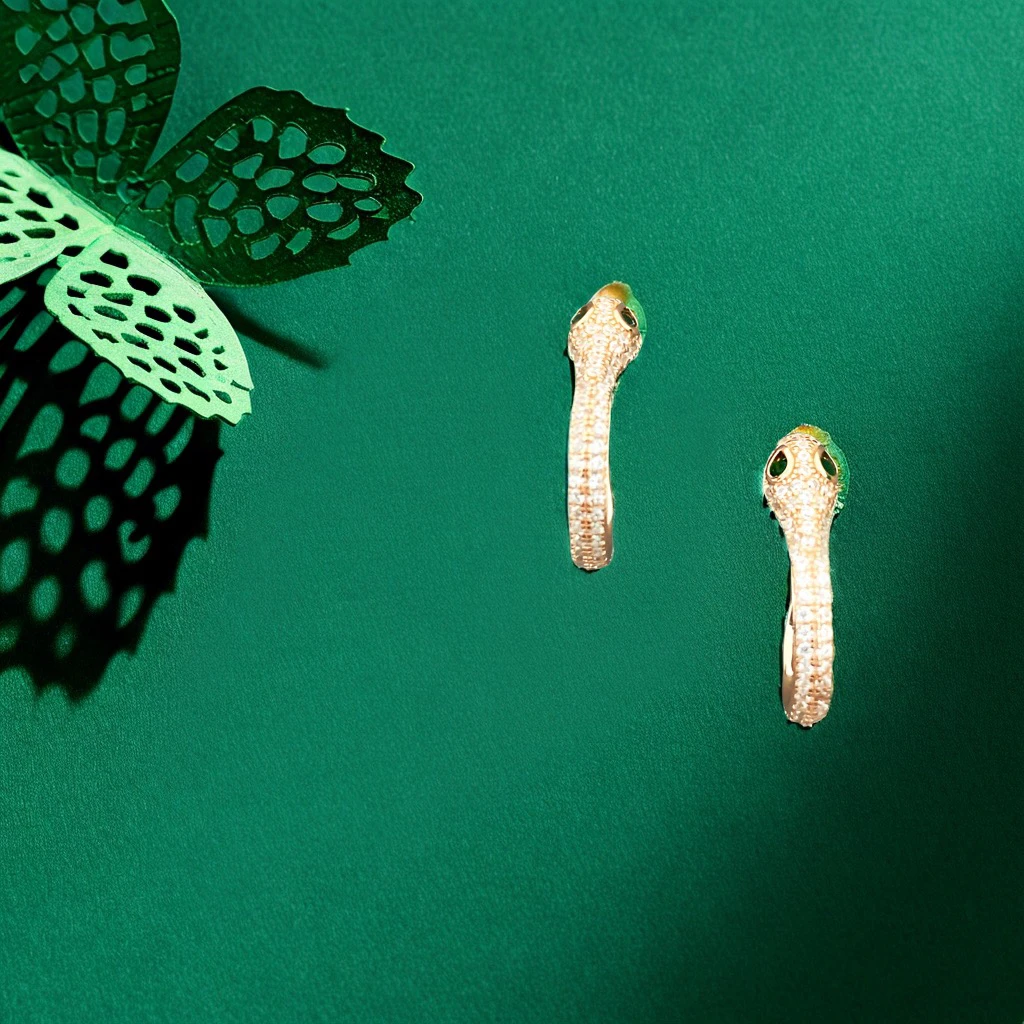 925银耳饰 400354简约轻奢气质耳钉孤品