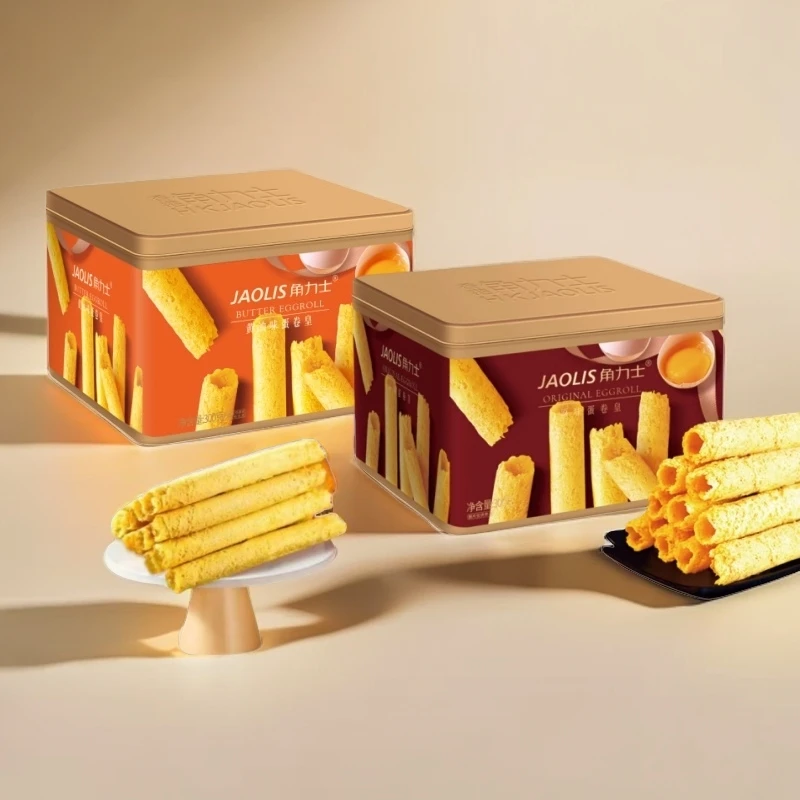 25年10月到期香港角力士原味黄油味蛋卷皇300g*2罐