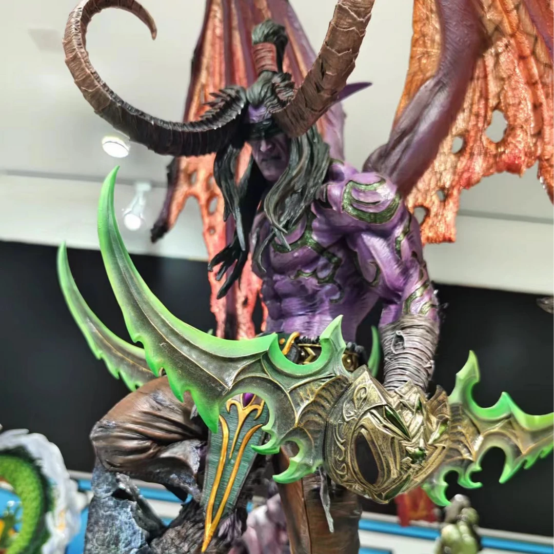 (全款预 售)魔兽系列 光与暗 恶魔猎手 伊利丹怒风 手办模型