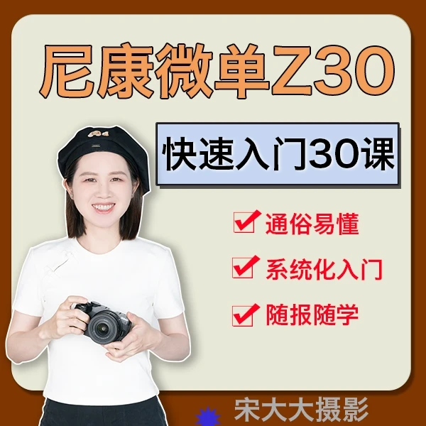 尼康Z30 三小时入门30课