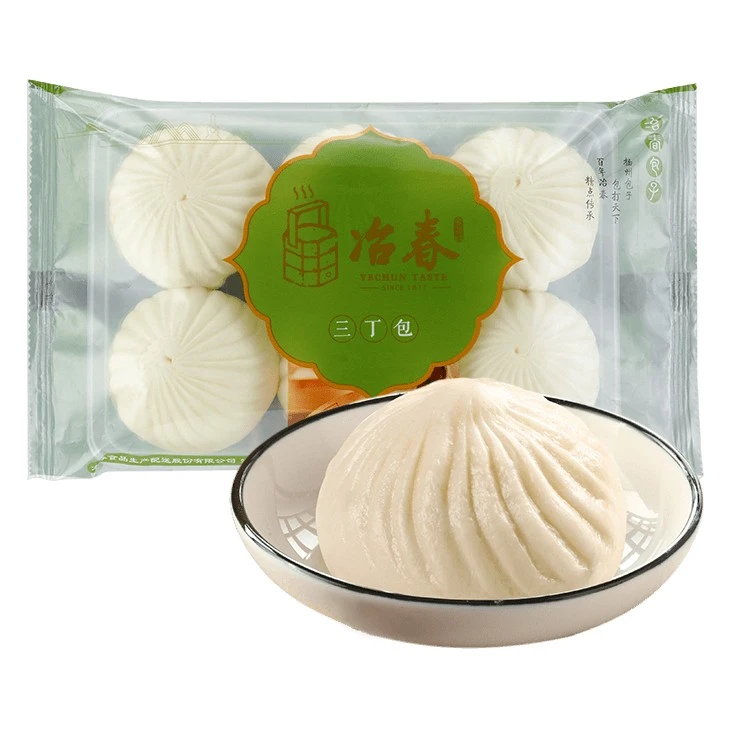 冶春扬州特色三丁包300g青菜包300g鲜肉包300g松子烧麦300g早餐
