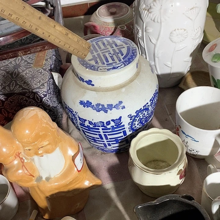 摆件金*粒陶瓷工艺品摆件