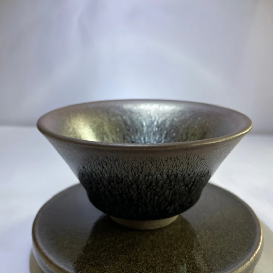 八马品牌，建盏斗笠杯