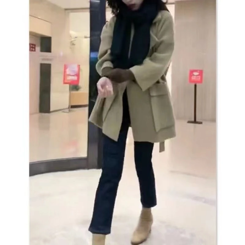 新款时尚气质休闲网红洋气潮流韩版轻奢百搭减龄宽松外套T6329