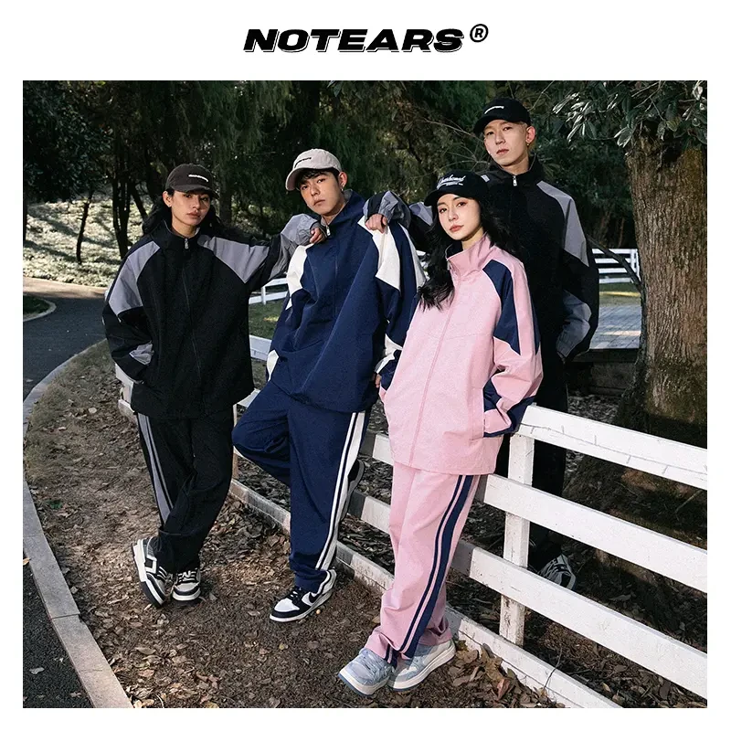 NOTEARS/没有眼泪 户外运动服套装两件套情侣 TZ06