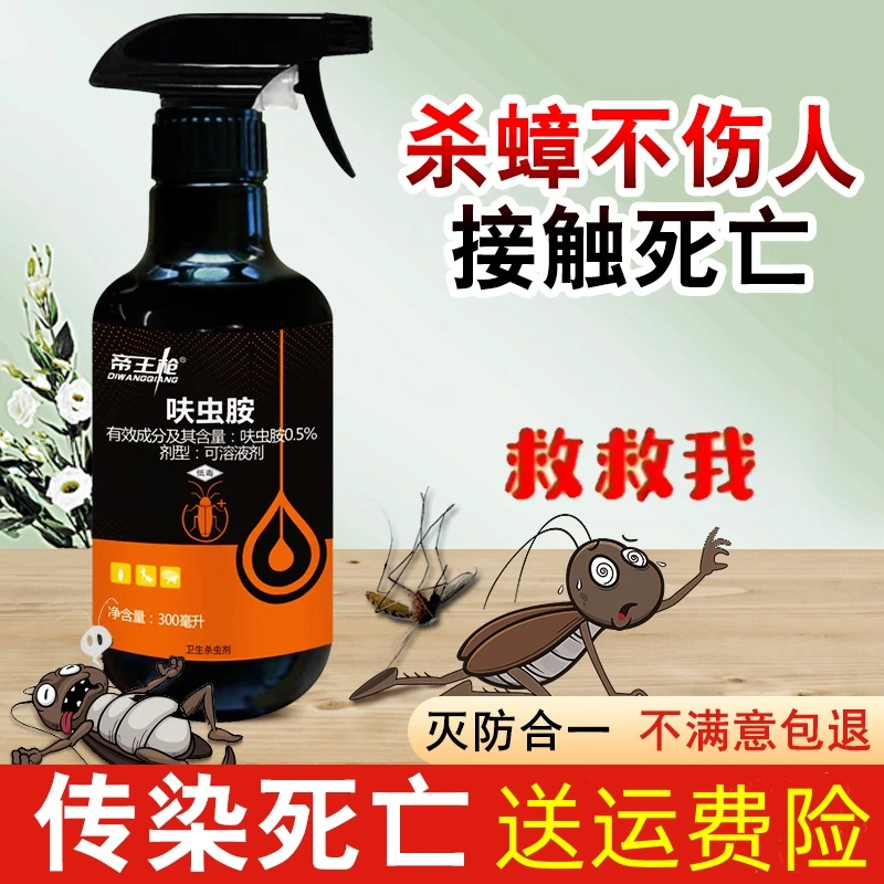 帝王枪家庭蟑螂药窝端厨房除灭蟑螂非无毒神器喷雾剂强效出租房