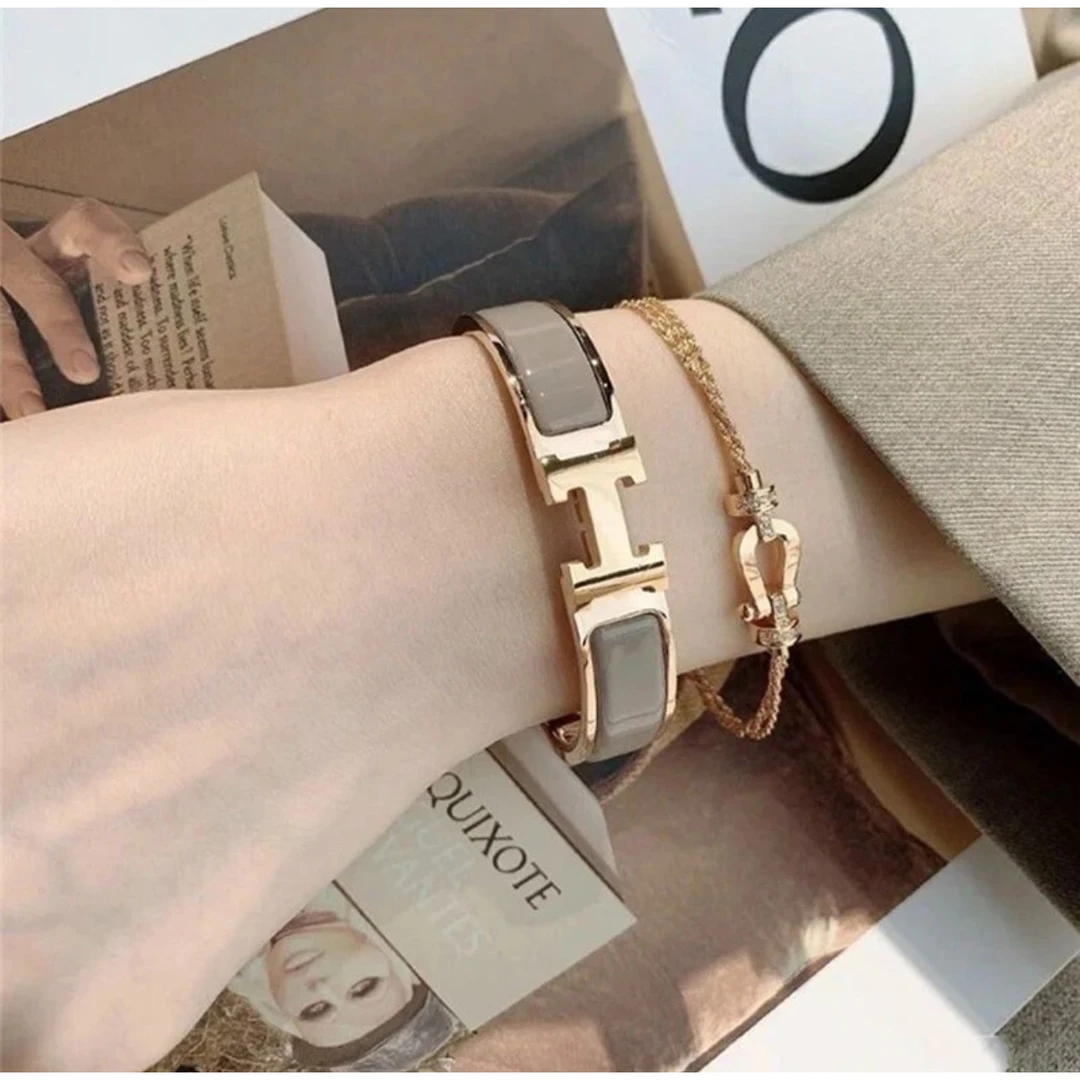 《考拉店》围巾 轻奢百搭复古小众 H手 气质时尚窄版简约经典