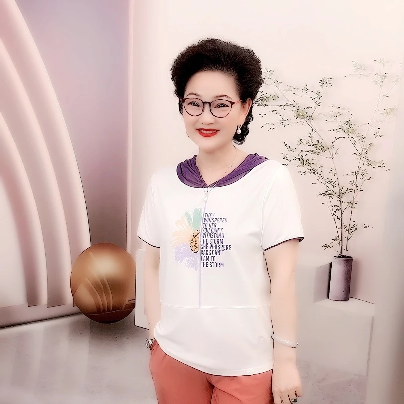 清唐姐优选2023夏带帽休闲时尚卫衣ml021