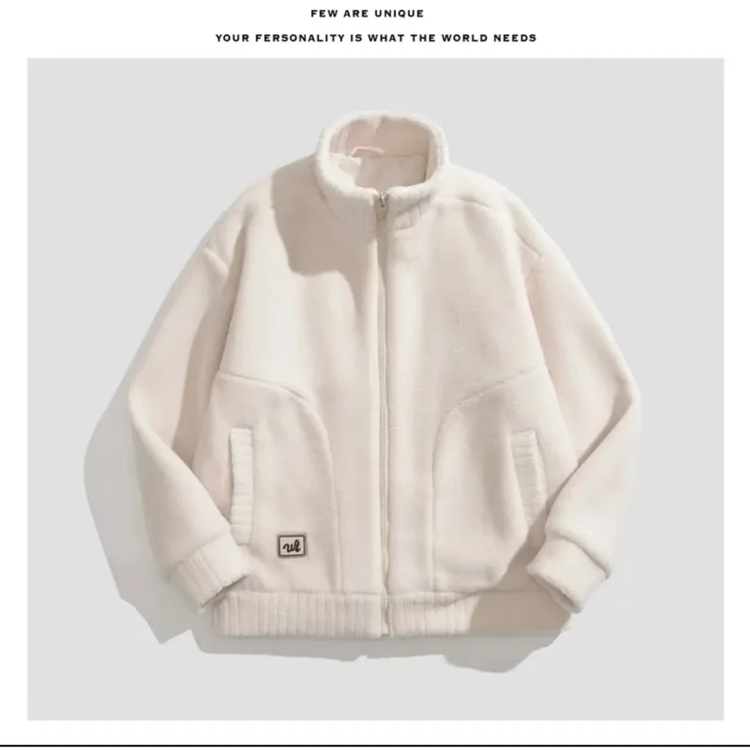 【刘哥严选】3454 0621秋冬短款摇粒绒保暖外套