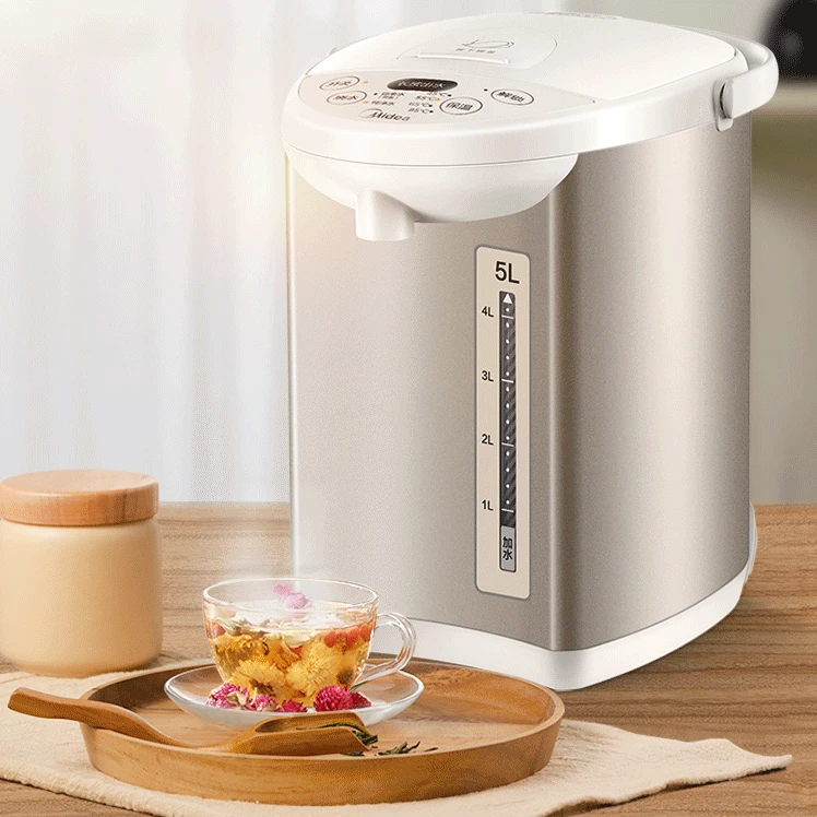 美的电热水壶多段智能控温家用5L大容量保温烧茶壶全自动一体