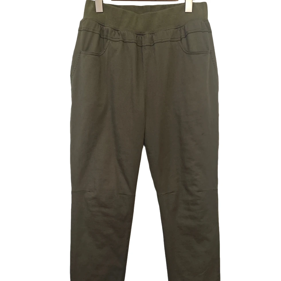 2024新款螺纹腰弹力直筒百搭棉裤