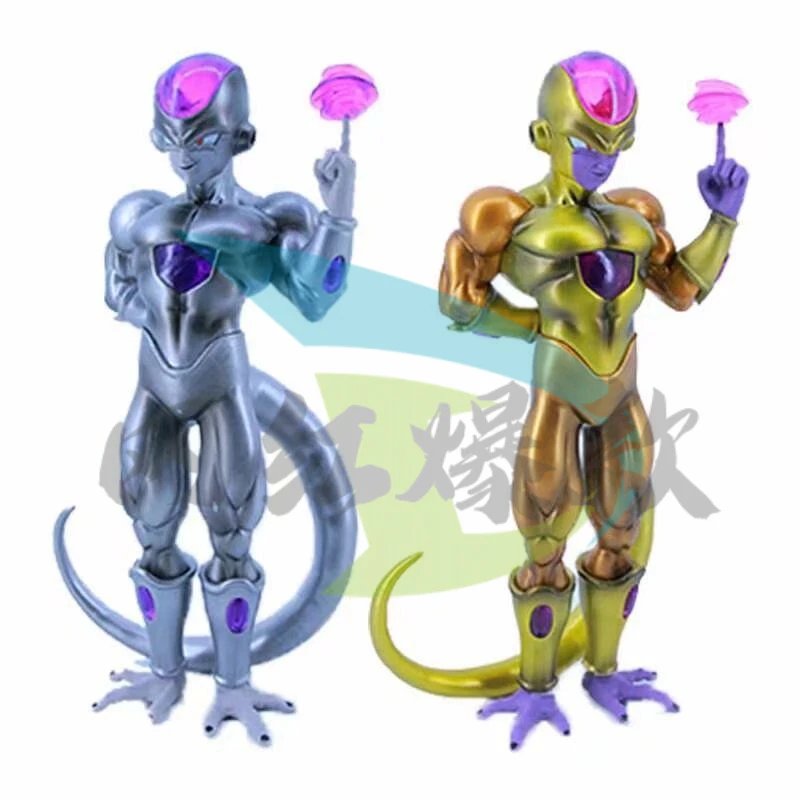 七龙珠黄金弗利萨银色弗利萨战斗特效动漫手办摆件模型