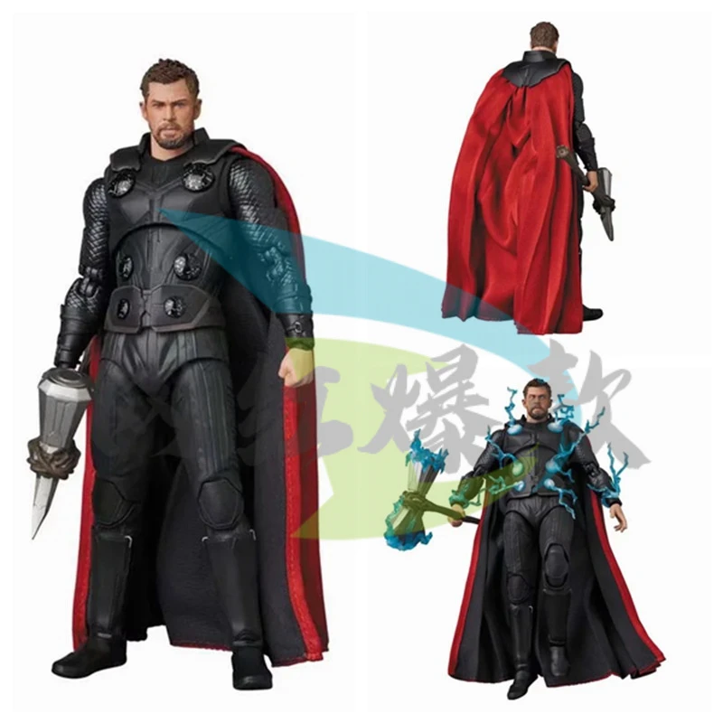 复仇者联盟3MAF104 雷神托尔奥丁森可动无限战争盒装手办动漫玩具
