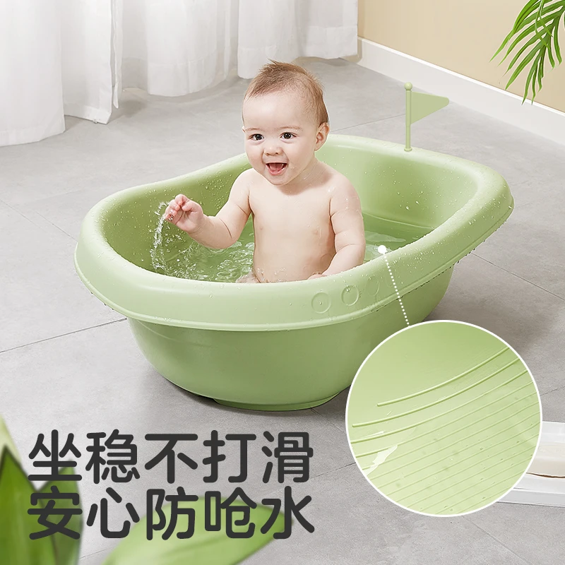 KUB可优比婴儿洗澡盆新生宝宝浴盆小孩儿童大号洗澡桶可坐躺神器