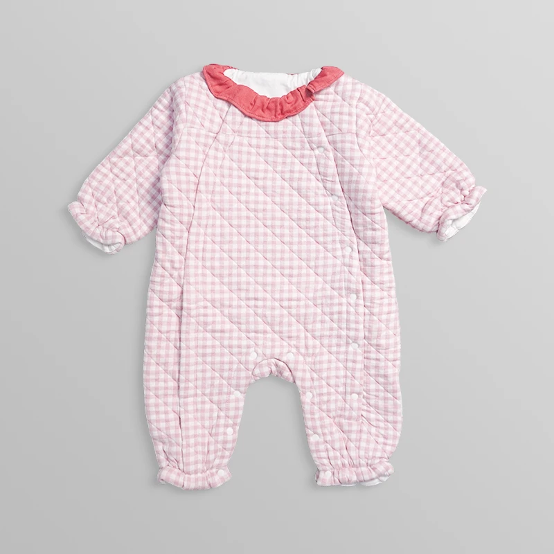 B1483-1486 B1487-1490婴儿针织提花长袖连体服