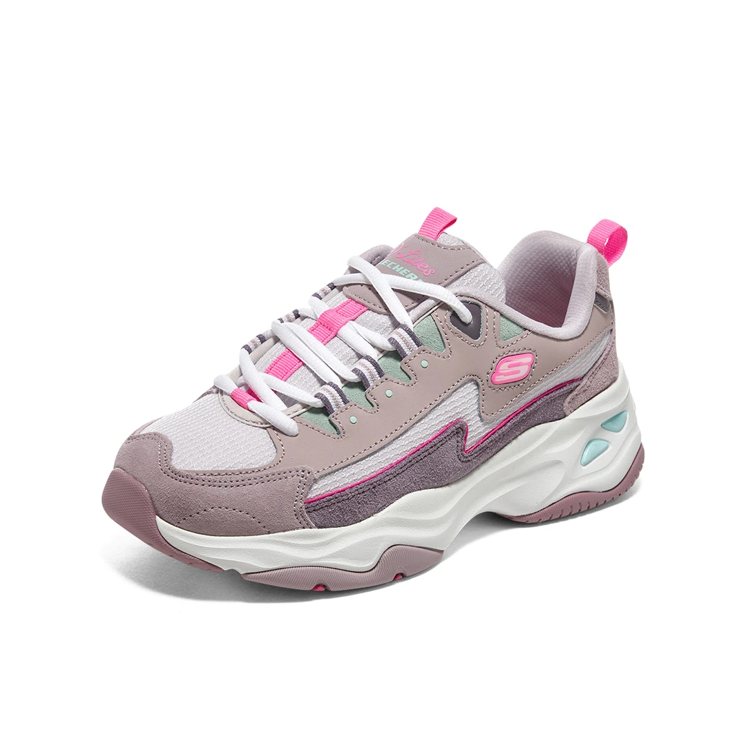 (b100)SKECHERS斯凯奇时尚绑带女鞋运动休闲鞋149498-LAV