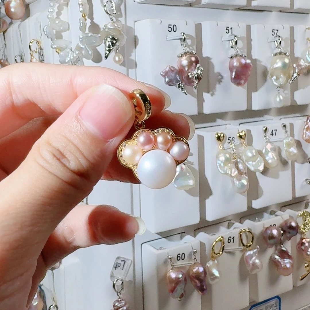 淡水珍珠颈饰合金