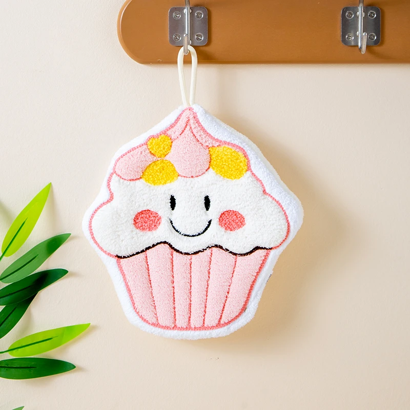 馨织图-2条款式随机烘焙擦手巾挂式卫生间厨房手帕吸水不掉毛AR01