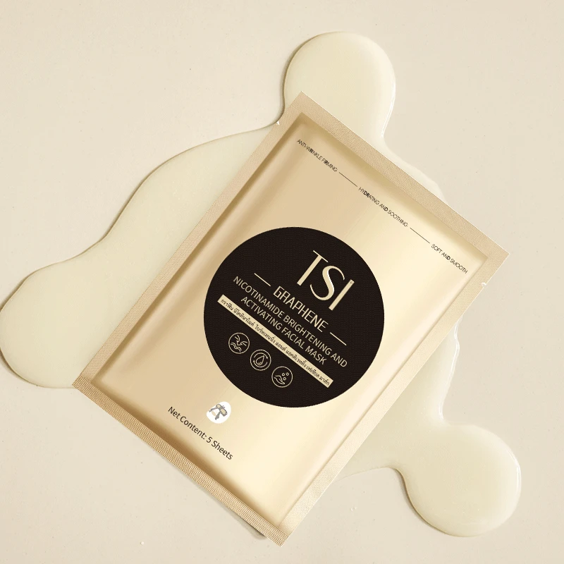 泰国原装进口TSI一周面膜石墨烯烟酰胺提亮赋活面膜一片装RDHH007