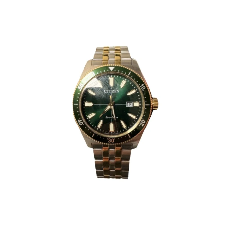 Citizen/西铁城 【清仓】光动能绿水鬼时尚腕表AW1594-89X 43mm