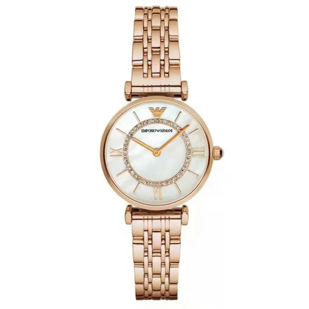 GA EMPORIO ARMANI【清仓】金色满天星贝母腕表AR1907 32mm