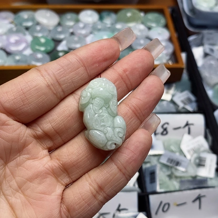 【闪购商品】翡翠颈饰未镶嵌雪***7