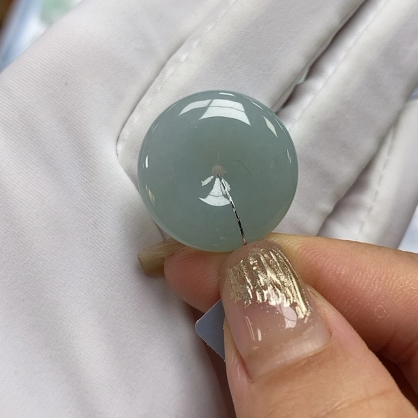 【闪购商品】翡翠颈饰未镶嵌平安扣
