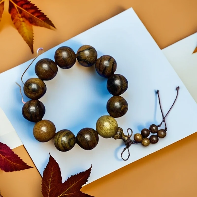 300号沉木单圈2.0圆珠手链