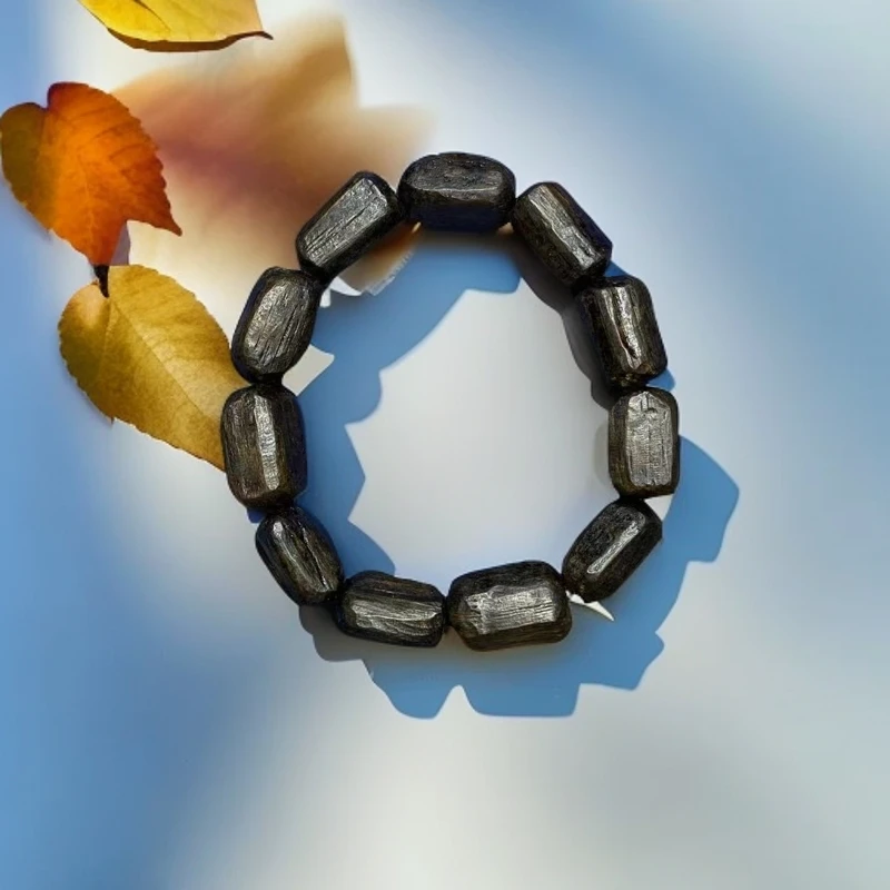 764号沉木单圈桶珠手链