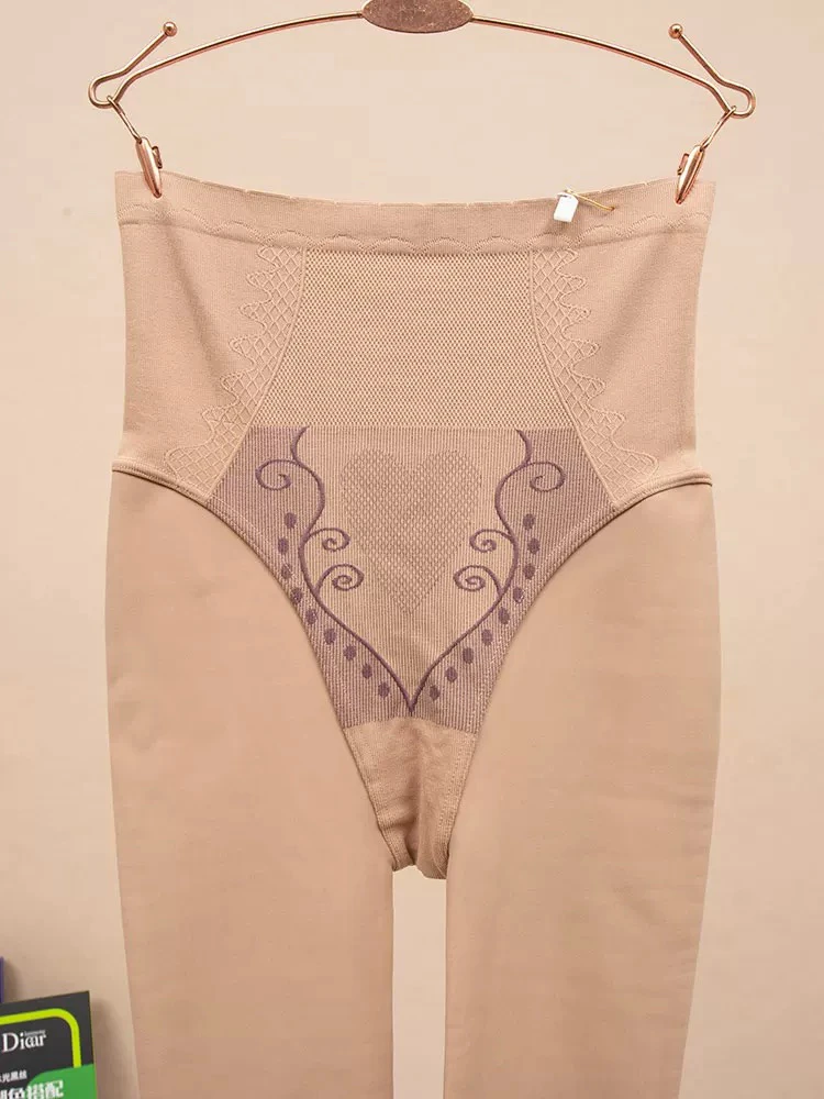 兰梦迪高腰打底裤秋冬水光袜收腹提臀塑形面膜袜磨绒保暖连裤袜