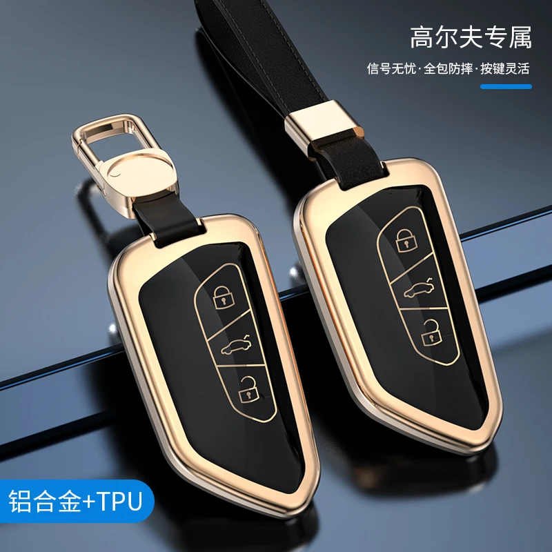 专用大众途昂X钥匙套高尔夫8八代新凌度ID.3ID4X CROZZ车壳扣包男