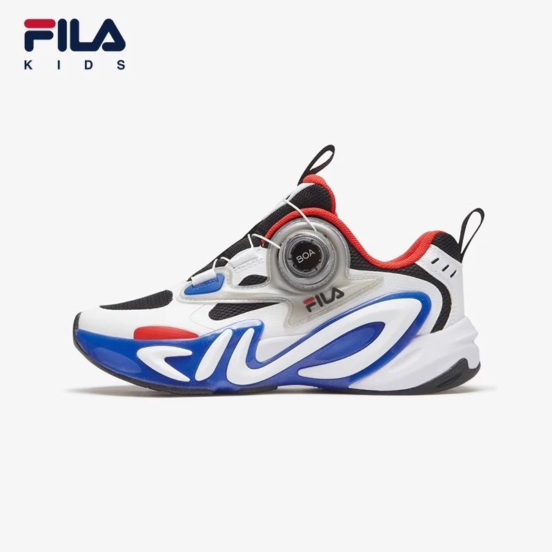 【斐乐儿童】24亲子经典时尚运动透气复古中大童跑步鞋K15B421107