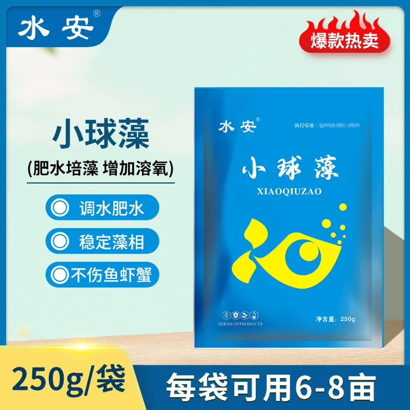 水安浓缩藻种复合藻种稳定培藻鱼虾蟹塘增氧调节水质水产养殖适用