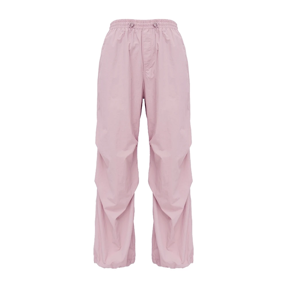 夏季伞兵工装裤女款宽松休闲裤薄款长裤直筒速干运动女裤