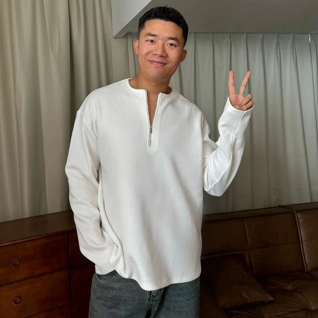 【Fcii】 华夫格男女同款T恤圆领休闲上衣H4S0946