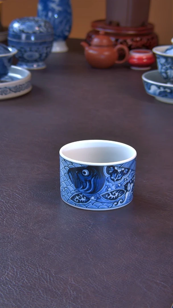 【闪购商品】其他元风胖头鱼小直口杯