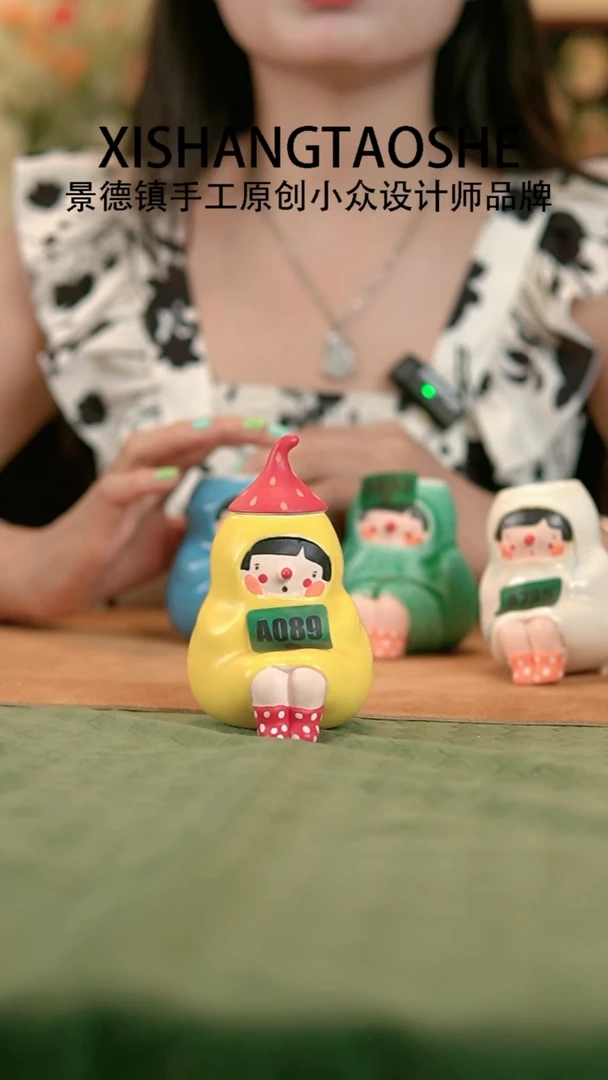 【闪购商品】.089喜上陶社糖果女孩