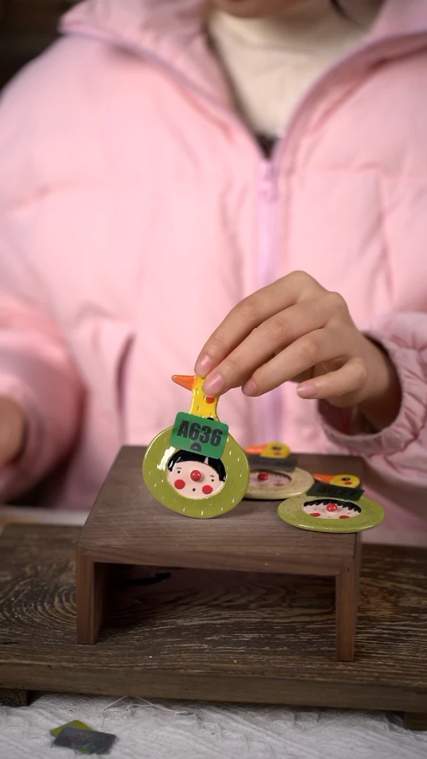 【闪购商品】陶瓷冰箱贴鸭子冰箱贴636
