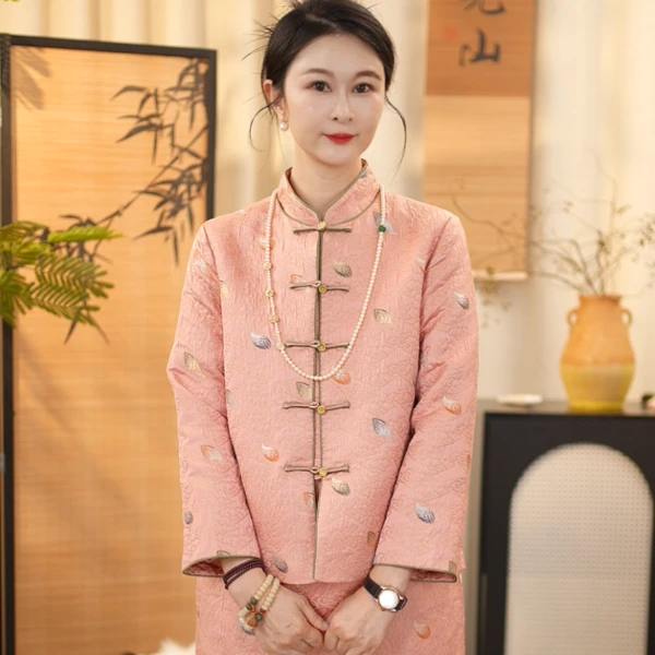【贺贺·云锦】非物遗新中式秋季新款日常气质桑蚕丝外套中国风9944K