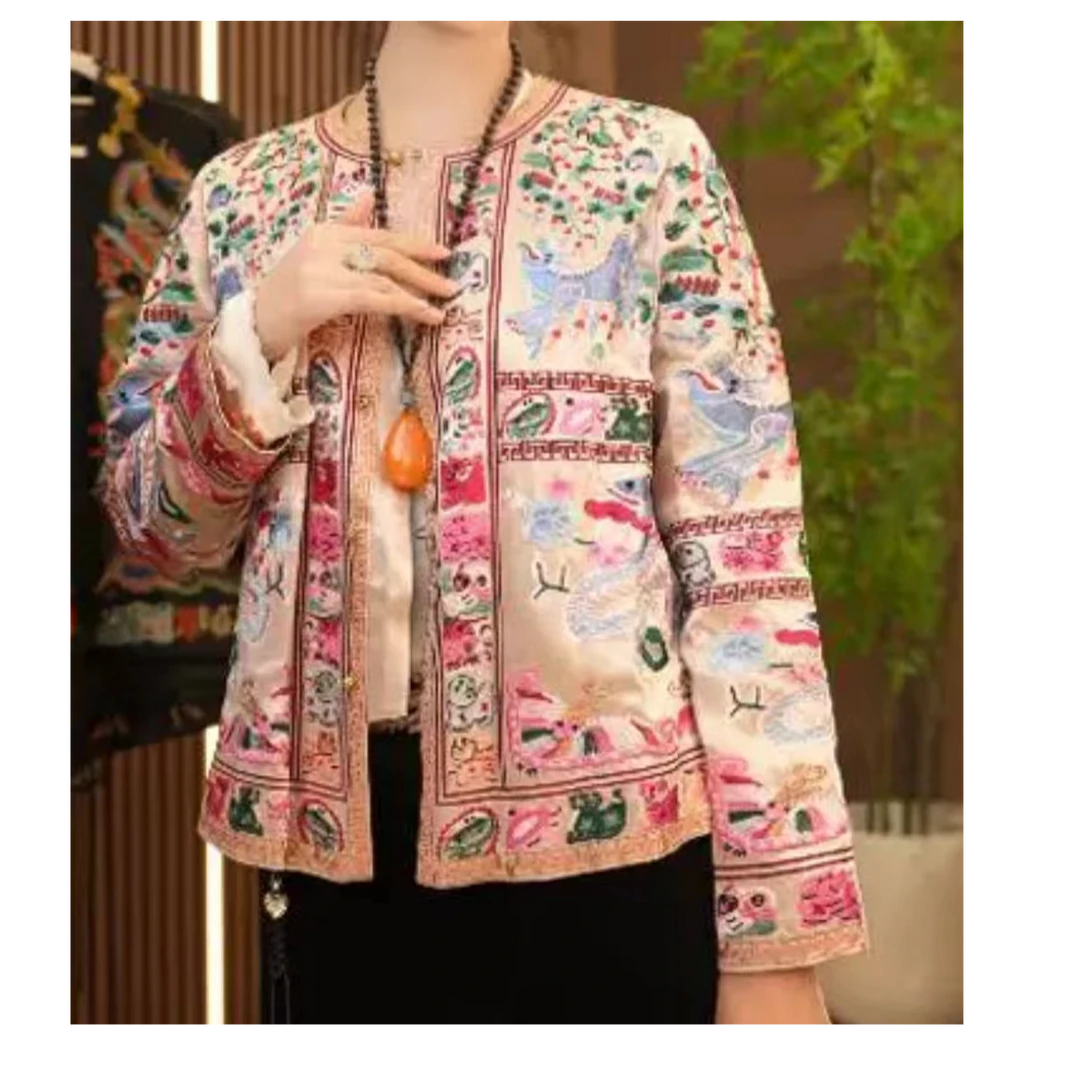 【十二生肖】新中式国风新款百搭显瘦重工刺绣外套2024高级