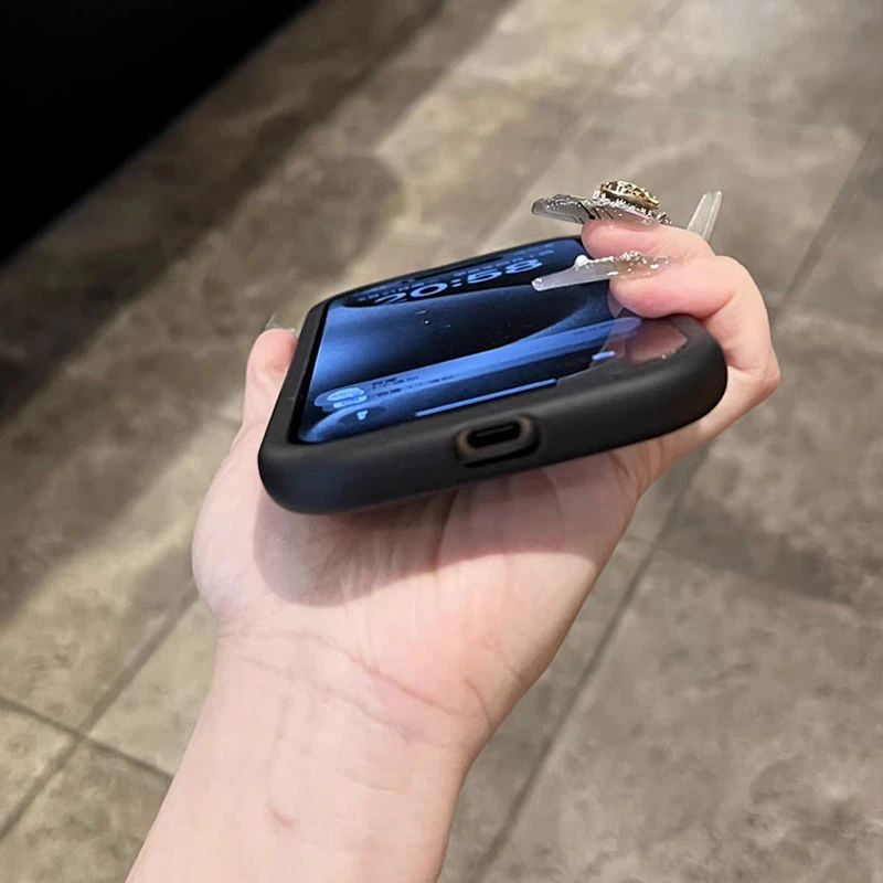 微笑opporeno12手机壳高级感轻奢OPPOreno12pro保护套新款情侣款